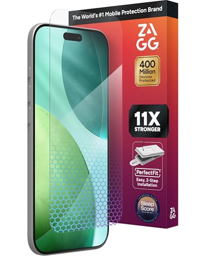 Verre trempé iPhone Air ZAGG XTR5 résistant 11X plus fort contre les bris d'écran