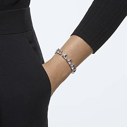 SWAROVSKI Ortyx, Earrings and Bracelet Crystal Jewelry Collection, Clear Crystals, Rhodium Finish4