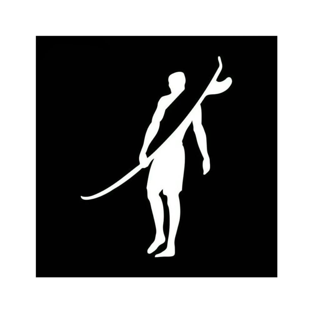 Auto Accessory Creative Surf Sports Styling Car Stickers Automobiles Motorcycles Exterior Accessories Vinyl Decals(White,15CM X 11.3CM)