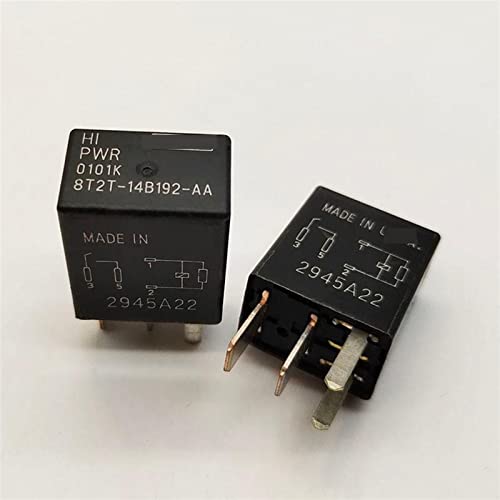 Relais 8T2T-14B192-AA 4PIN automobile pour circuit électrique Ford lot de 5 pièces