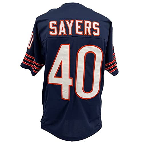 Gale Sayers Jersey Blue Chicago | Unisex Adult Sizes S-5XL Unsigned Custom Sewn Stitched