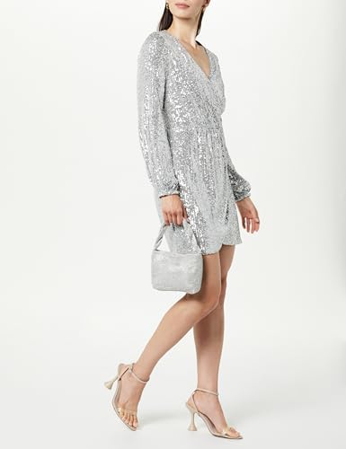 Robe portefeuille à sequins Helena création chic et coupe parfaite - 4