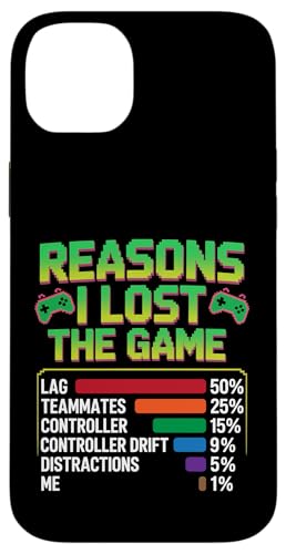 Reasons I Lost The Game - Funny Video Gamer Gaming Humor �X�}�z�P�[�X iPhone 14 Plus �p