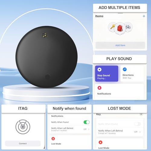 GPS-tracker, 2 stuks, Smart Tracker tag, compatibel met "Apple wo ist" (alleen iOS 14.5+), bluetooth-tracker, sleutelvinder, voor koffer/kat/tas/kinderen/honden, verwisselbare accu - Afbeelding 3