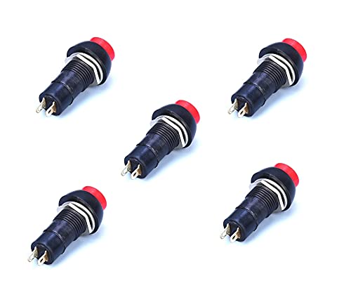 ERH India (Pack of 5) Push ON Push Off Switch Button 2 Pin ON-Off ...