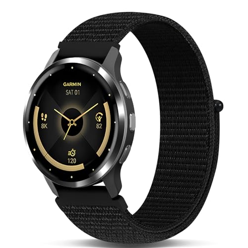 Correa de Nylon para Garmin 22mm Hook y Loop miniatura 1