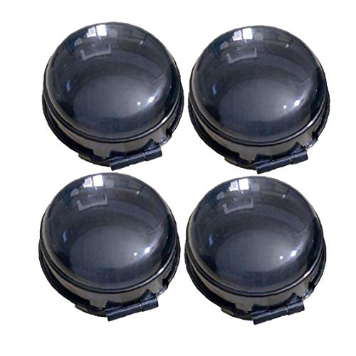 Nicedier Estufa De Gas Seguridad Escudos Horno Perilla Escudo Protector De Seguridad para Niños Protector para Olla Perilla Cocina Guardia 4pcs Accesorios De Cocina Cover