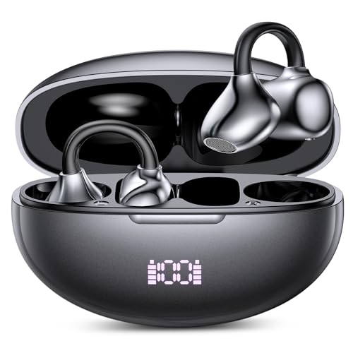 AI Translation Earbuds Real Time 198 Languages 80H Playtime Translator EarBuds Audifonos Traductores Inglés Español Wireless Earphones Bluetooth Headphones for Travel Business Meeting Learning Black