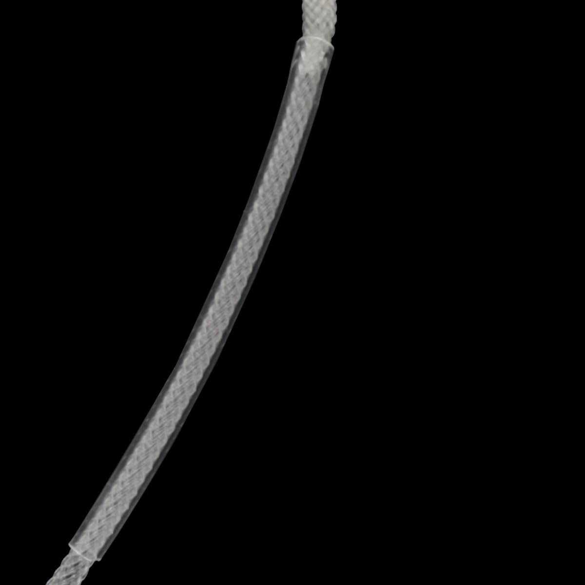 Lot de 10 connecteurs de ligne de pêche à la mouche, fil tressé haute résistance, câble de connexion durable pour accessoires de pêche à la mouche, 13,6 kg (blanc)