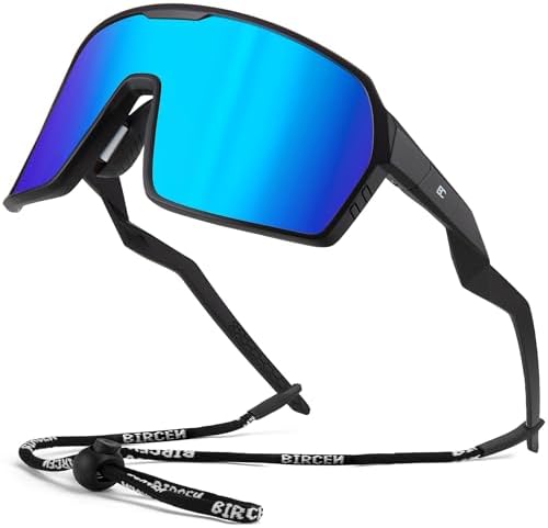 BIRCEN Polarized Baseball Sunglasses for Sports: TR90 Lightweight...