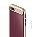 Caseology Wavelength for Apple iPhone 8 Plus Case (2017) / for iPhone 7 Plus Case (2016) - Stylish Grip Design - Burgundy