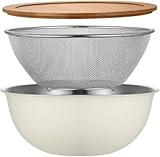 Wyazziv 水切りボウル ふた付き 304ス�