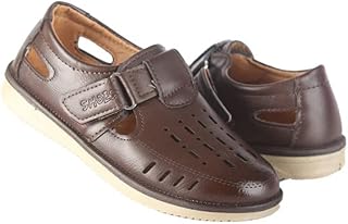 توباكو سنيكرز اولاد كاجوال جلد قالب صغير درجة 835 بنى