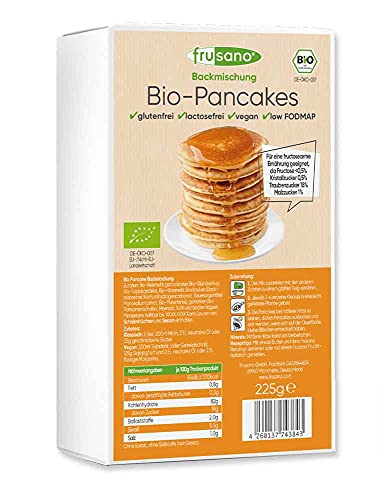 Frusano Mezcla Organica Para Preparar Tortitas 225 G