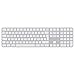 Price comparison product image MiNGFi TPU Keyboard Cover for Magic Keyboard with Touch ID and Numeric Keypad Model A2520 (2021+) EU/ISO Keyboard layout - Transparent