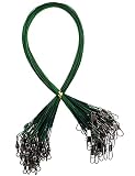 Facikono Steel Leaders Fishing Saltwater, Leaders Wire with Swivels and Snaps for Walleye Pike Catfi