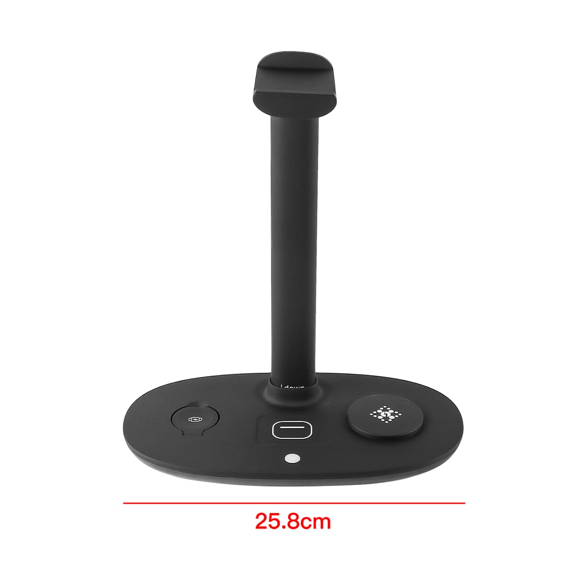 Stazione di Ricarica Wireless 4 in 1 con Supporto per Cuffie per Smartphone, Orologi Intelligenti, Cuffie Wireless