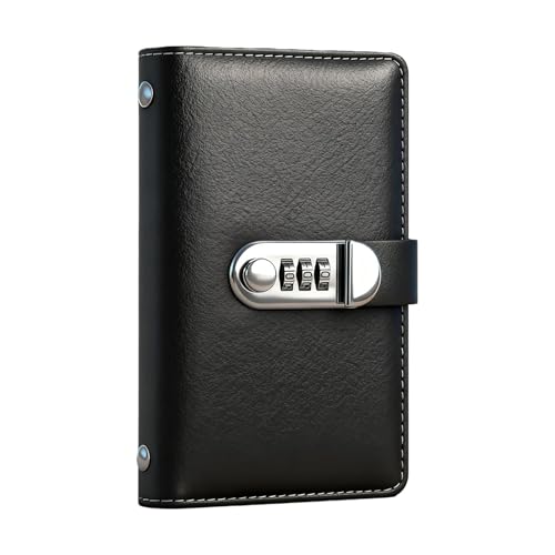 Carpeta de ahorro de dinero, herramienta portátil de planificación de presupuesto con cerradura, libro de ahorro de dinero, para familiares, amigos, niños, cumpleaños, Navidad, Año Nuevo, Pascua y