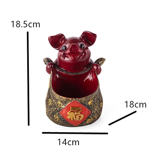 Cochon boîte de rangement créatif pour bureau et salon