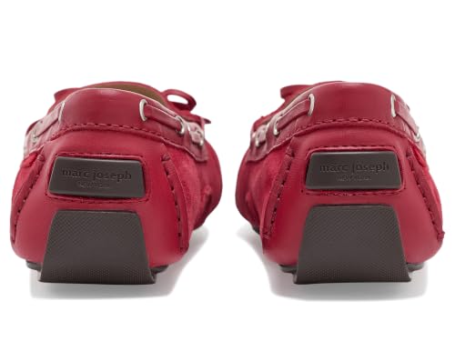 Image of Marc Joseph New York, Women's, Cypress Hill Loafers, Cherry Suede, 7 Medium