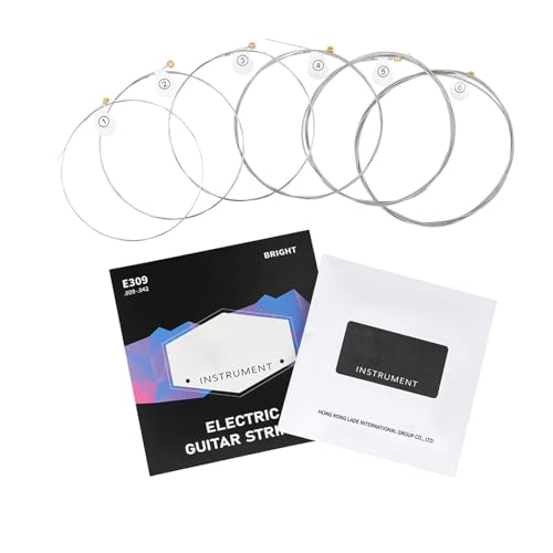 6 PCS Caderas De Guitarra Eléctrica 9-42/10-46 Accesorios Instrumentos Musicales Reemplazo Fácil...