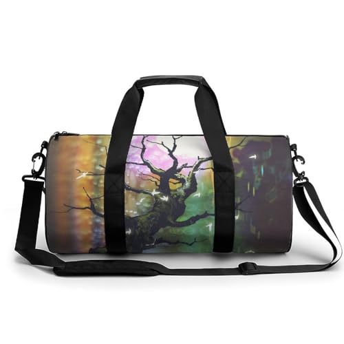 Sac week-end duffel bag Arbre Fantastique résistant et ultra maniable