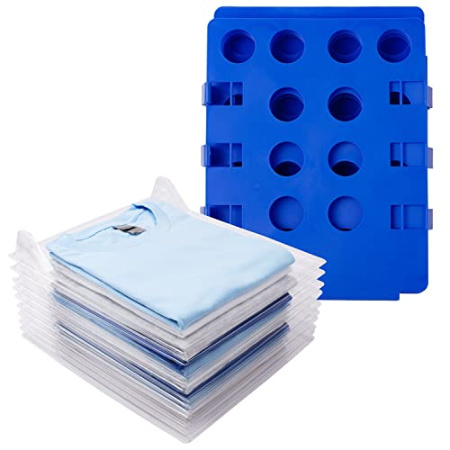 T shirt organizer with t shirt folding board; Wardrobe organizer; Clothes folding board; Clothes organizer for closet; T shirt folder board; Clothes organizer for folded clothes and a clothes folder