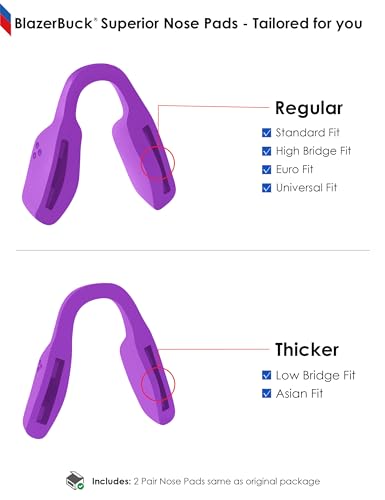 Image of BLAZERBUCK Replacement Nose Piece Nose Pads for Oakley Miter OX8154 Eyeglass
