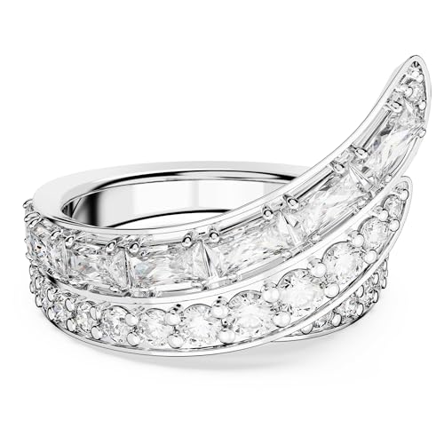 Bague cocktail Swarovski Hyperbola finis les bijoux ternes avec cet éclat spectaculaire