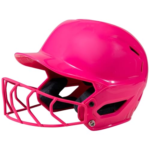 Casque de Batteur Champro HXE Fastpitch sans Revêtement pour Softball Équipement de Protection