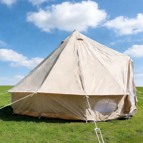 Carpa Bell 13 pies Oxford para Camping 4 Personas Khaki miniatura 4