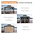 Domi 10’ x 12’ Outdoor Hardtop Gazebo, Upgraded Metal Gazebo with Galvanized Steel Double Roof, Heavy Duty Canopy Permanent Pavilion for Patio Lawn and Garden, Curtains and Netting Included, Brown