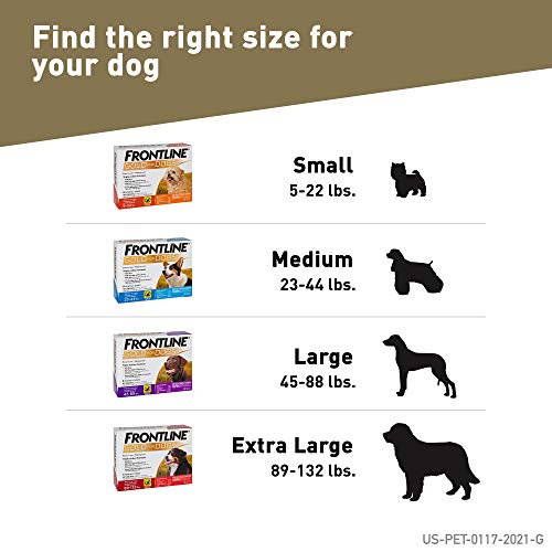 FRONTLINE Gold Flea & Tick Treatment for X-Large Dogs Up to 89 to 132 lbs., Pack of 3 - image 6