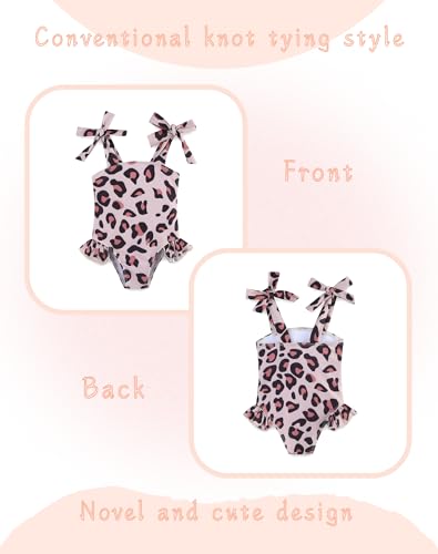 Summer Toddler Swimsuit Girl Cute Camisole Ruffle One-Piece Swimwear Bow Strap Baby Girl Bathing Suit3
