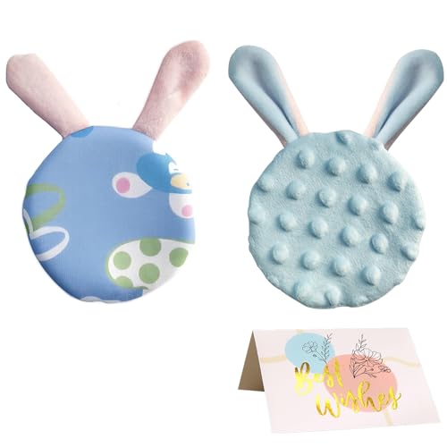 Image of 2PCS Scent Bonding NICU Bonding Rabbit Infant or Preemie, Comfort Item for Babies Separated from Caregivers, Helps Ease Separation Anxiety, Hospital Newborn Gifts (Blue)