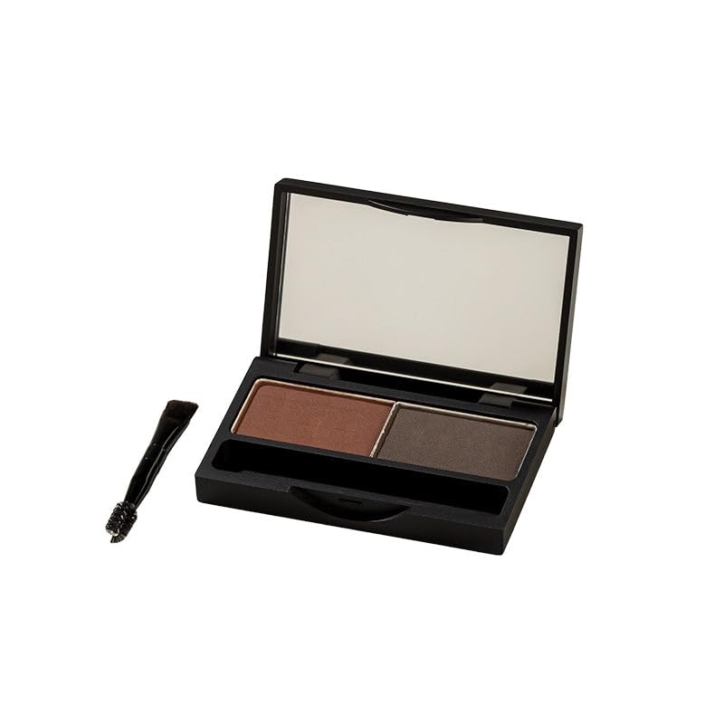 Armaf Beauté Enchanting Brow Eyebrow Duo - Dual Tone Eyebrow Powder Kit for Easy Application, Natural Look, Brow Powder | Expresso