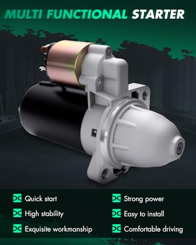 Image of SCITOO Starter Motor fit for Volvo for 240 1990-1993,for Volvo for 244 1985-1989,for Volvo for 245 1985-1989 Replacement Starter SBO0014