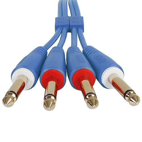 UDG Audio Cable Set 1/4'' Jack - 1/4'' Jack Blue Straight 3m - Image 4