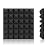 24Pack 12'' x 12'' x 2'' Acoustic Foam Pyramid High Density Flame Retardant Sound Proof Foam Panels Studio Soundproof Absorption Treatment Panel Tile Wedge Protective (Black)