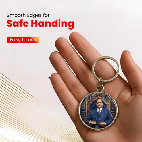 Image of MG | Protective Evil Eye /Spiritual Symbols /Om /Motivational Keychains | Double-Sided Metal Key Ring | Good Luck and devine Charm for Car, Bike, Home & Office