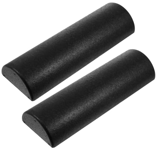 Rodillo de Yoga Semi-Circular VALICLUD, Rodillo de Espuma para Relajación Muscular y Entrenamiento del Equilibrio en Pilates y Ejercicio, Par de 45 cm para Estiramientos de Espalda, Piernas y Hombros miniatura 1