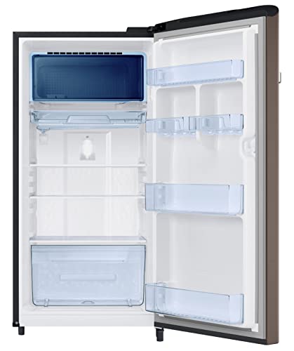 Image of Samsung 189L 5 Star Inverter Direct-Cool Single Door Digi-Touch Refrigerator Appliance (RR21C2E25DX /HL,Luxe Brown)