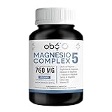 Oby Magnesio Complex | 5 MAGNESIOS: Citrato de Magnesio, BisGlicinato de Magnesio, Treonato de Magnesio, Gluconato y...