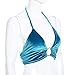 Women Halter Backless Camis Streetwear Club Patchwork Camisole Blue