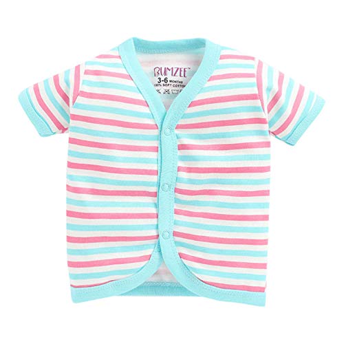 Image of Bumzee Front Open Half Sleeves T-Shirt for Baby