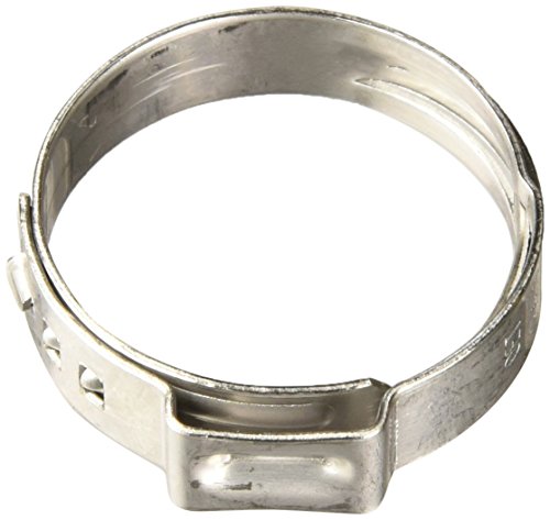 Oetiker 16700029 Stepless Ear Clamp, One Ear, 7 mm Band Width, Clamp ID Range 20.9 mm (Closed) - 24.1 mm (Open) (Pack of 50)