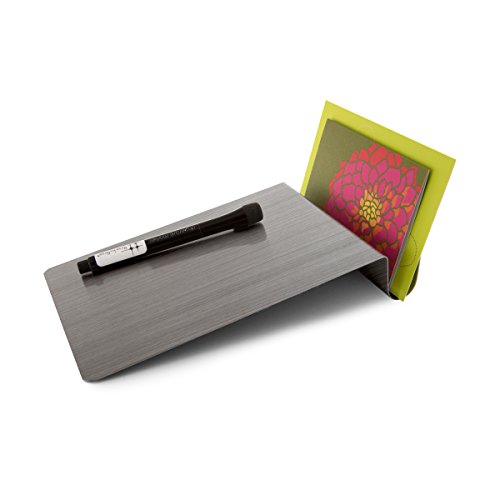 Three By Three Seattle 5.5 X 9 Inch To.do Dry Erase Board With Marker For Memos, Lists, And More In Office, Home, Classroom, And Event Spaces (Stainless Steel) #TOP2