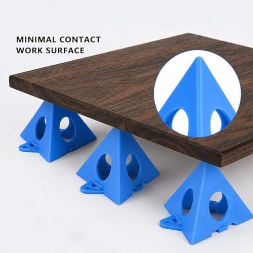 40pcs Painters Pyramids Stands, Paint Triangle Stands, Painting Pyramid for Cabinet & Doors Riser Support, Painter's Points - 4