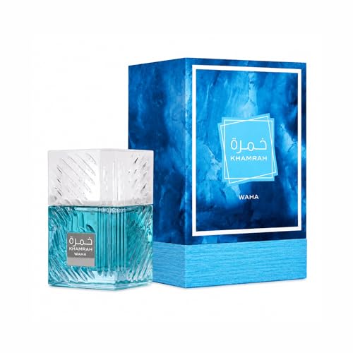 KHAMRAH WAHA Eau de Parfum 100 ml Würzig Süßer Unisex Duft mit Frischen Zitrusnoten Vanille Amber & Holzigen Akkorden Orientalisches Parfum für Damen und Herren
