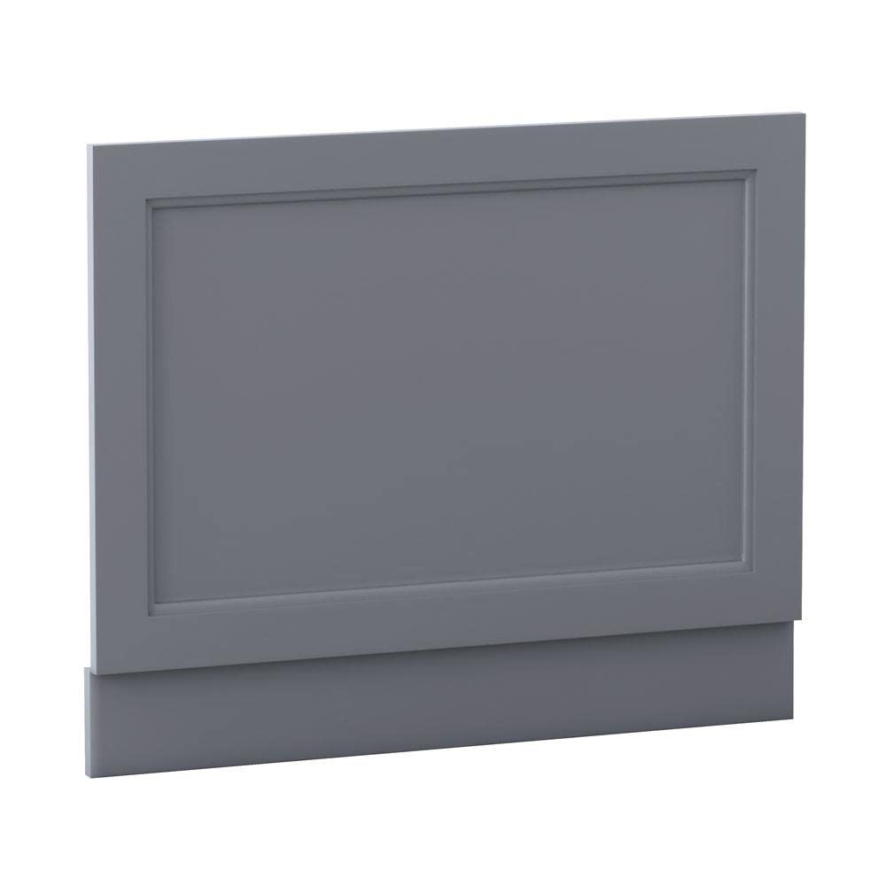 Aquariss 700mm Traditional Bath End Panel Matte Grey MDF Adjustable Height